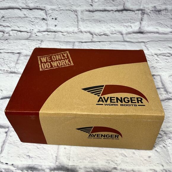 Avenger Composite Toe Wedge Sole Metal Free Hi-Top Work Shoe A100 men’s size 8.5 - Picture 2 of 8